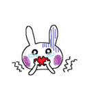 電磁波うさぎ（個別スタンプ：10）