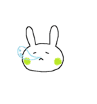 電磁波うさぎ（個別スタンプ：21）