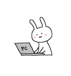 電磁波うさぎ（個別スタンプ：32）