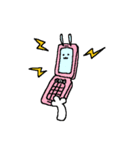 電磁波うさぎ（個別スタンプ：36）