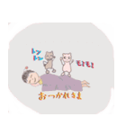 子供と動物（個別スタンプ：1）