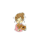 食いしんぼう さくらちゃん ミニ（個別スタンプ：3）