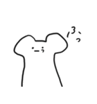 なぞのクマさん カラー（個別スタンプ：21）