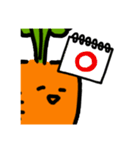 無表情シュールにんじんくん（個別スタンプ：22）