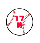 野球・ソフトボール【集合時間】（個別スタンプ：30）