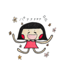 可愛いけどクセが強めな女の子。（個別スタンプ：2）