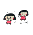 可愛いけどクセが強めな女の子。（個別スタンプ：8）