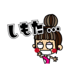 おだんごヘア女の子×兵庫弁（個別スタンプ：10）