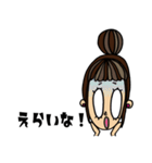 おだんごヘア女の子×兵庫弁（個別スタンプ：26）