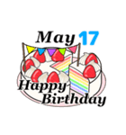 5月17日～5月31日のお誕生日ケーキ（個別スタンプ：10）