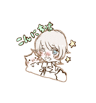 肩乗せにゃんこ男の子 1 大好きな気持ち（個別スタンプ：8）