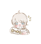 肩乗せにゃんこ男の子 1 大好きな気持ち（個別スタンプ：20）