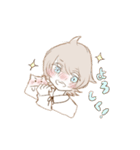 肩乗せにゃんこ男の子 1 大好きな気持ち（個別スタンプ：31）