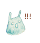 のほほん水彩あにまるず。（個別スタンプ：7）