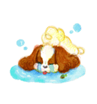 キャバリア❤️ほっこりいぬ（個別スタンプ：5）