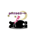 黒ぱんだ（個別スタンプ：3）