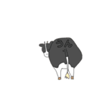 動物たち。後ろから失礼します。（個別スタンプ：15）