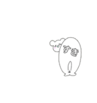 動物たち。後ろから失礼します。（個別スタンプ：16）