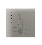 くまさんとうさぎさん（個別スタンプ：16）