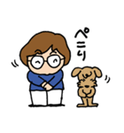 ミキ＆マル 毎日使える基本セット（個別スタンプ：5）