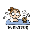 ミキ＆マル 毎日使える基本セット（個別スタンプ：36）