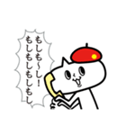 neko★69【赤いベレー帽のネコ】スタンプ2（個別スタンプ：25）