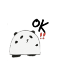 可愛い、おにぎりうさぎとぱんだ君（個別スタンプ：3）