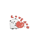 可愛い、おにぎりうさぎとぱんだ君（個別スタンプ：9）