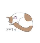 素朴な日本のネコたち（個別スタンプ：14）