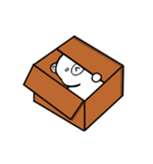 スノーイーのちょっとテンション低い日々（個別スタンプ：4）