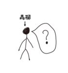 棒人間for「青柳」。（個別スタンプ：29）