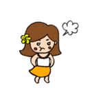 カリコちゃんのアロハな日常（個別スタンプ：19）