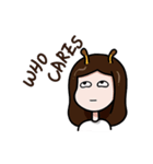 キリンのお姉さん（個別スタンプ：34）