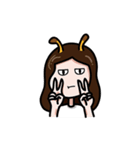 キリンのお姉さん（個別スタンプ：40）