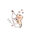 キリンと子トラ（個別スタンプ：38）