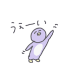 パステルペンギンくんの使えるスタンプ（個別スタンプ：4）