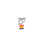 がんばるうさぎ（個別スタンプ：2）