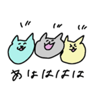 ゆるくて使いやすいかも？グレー猫（個別スタンプ：7）