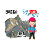 日本百名山 登山女子 北アルプス0118e（個別スタンプ：20）