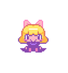 レトロ ハロウィン キャラクターズ（個別スタンプ：7）