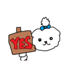 日々マルチーズ（個別スタンプ：6）