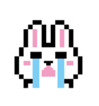 うさぎドット絵スタンプ（個別スタンプ：30）
