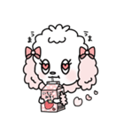 ももいろトイプードル（個別スタンプ：1）