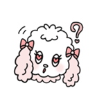 ももいろトイプードル（個別スタンプ：14）