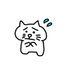 白い猫です。（個別スタンプ：1）