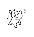 白い猫です。（個別スタンプ：9）