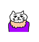 白い猫です。（個別スタンプ：13）