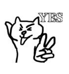 白い猫です。（個別スタンプ：18）
