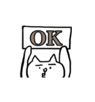 白い猫です。（個別スタンプ：29）