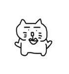 白い猫です。（個別スタンプ：34）